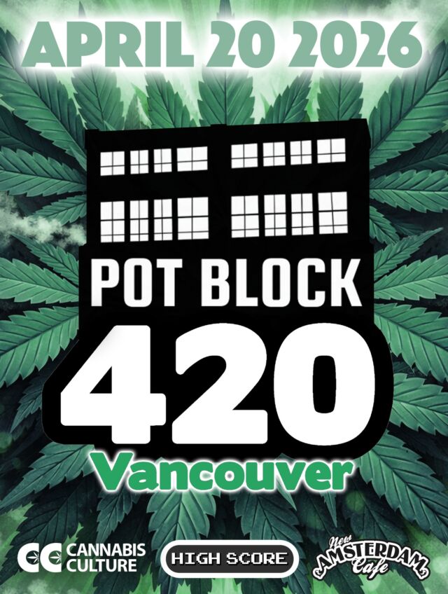 420 Vancouver is back — and on the Pot Block! 

Join us on APRIL 20 for 4 floors of live music, contests, dab bars, tattoos, tarot readings, live painting, give-aways and tons more fun for stoners (19 years+). 

GET TICKETS NOW (Scan the QR code on the second image or go to AdmitOne and search “420”) 

Passes give you access to the @cannabisculturelounge @highscorelounge and @newamsterdamcafe (301 West Hastings Street in #Vancouver).

Come celebrate this historic holiday with us on the legendary #PotBlock!